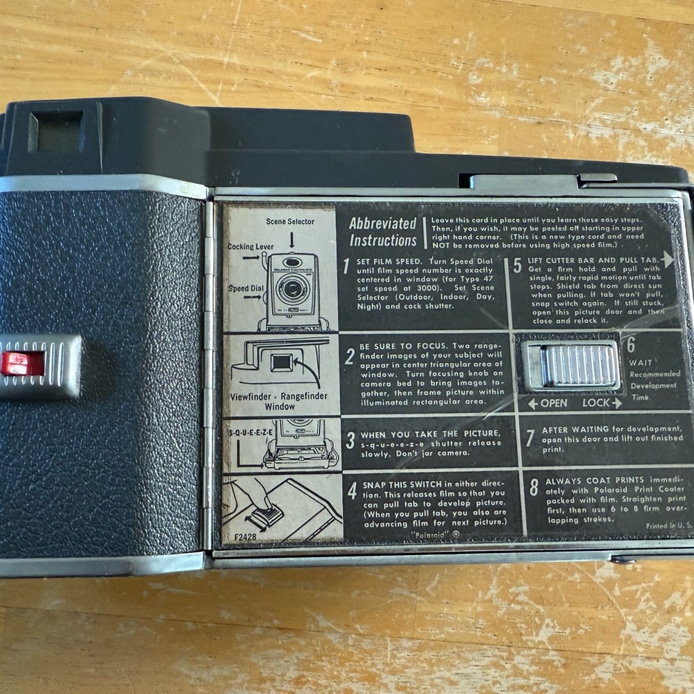 Classic Black and Silver Film Camera